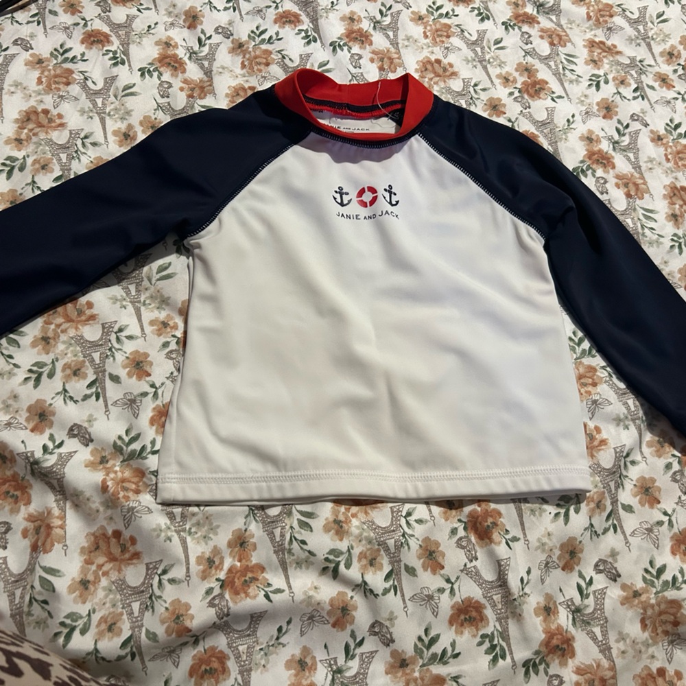 Janie and Jack Swim Shirt Sz. 12-18 months